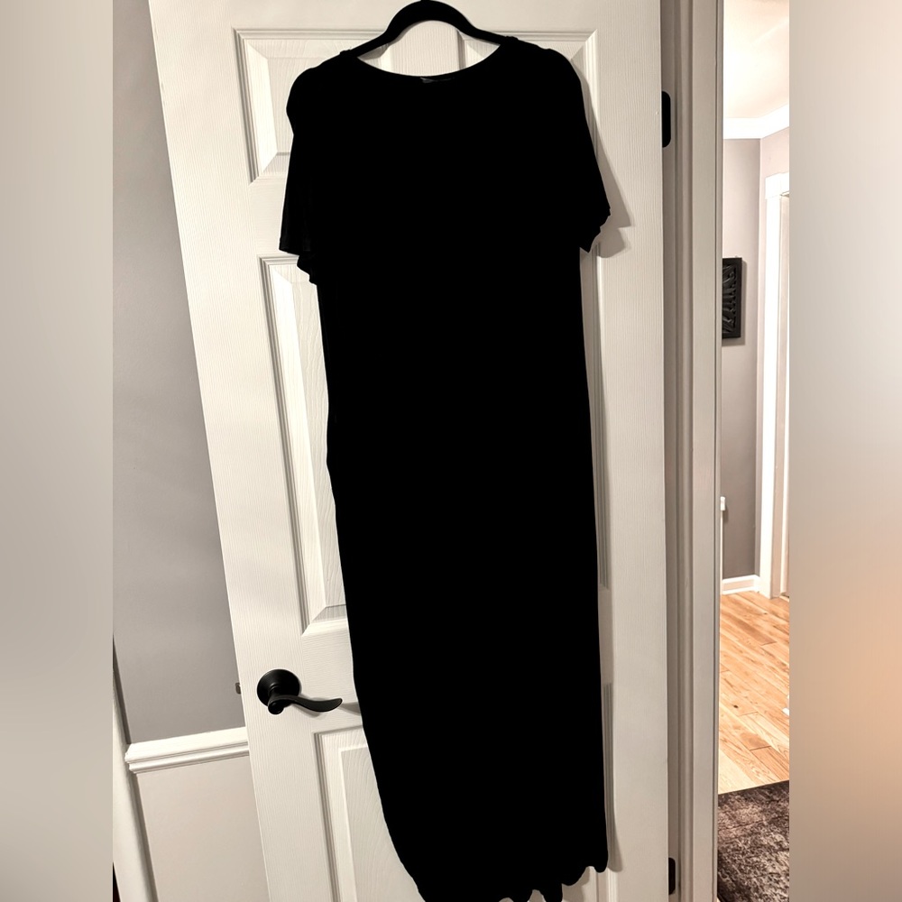 Maxi dress, black, size large